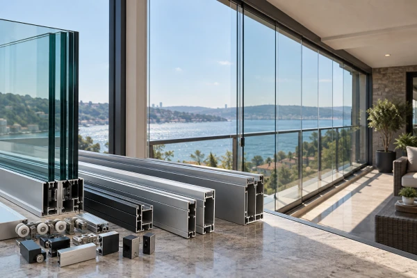 Başakşehir Cam Balkon Profilleri Satışı